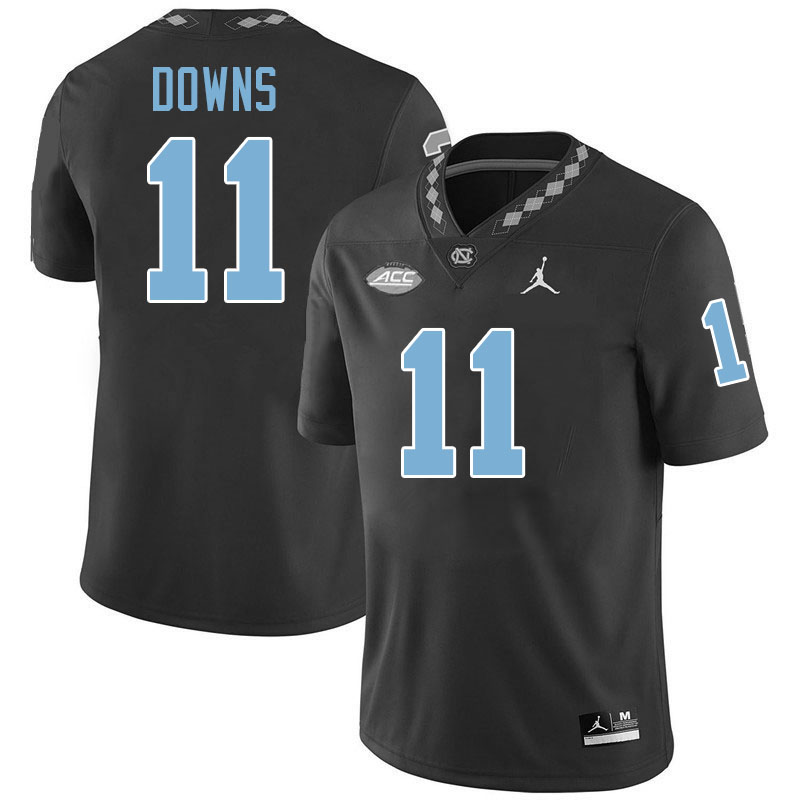 #11 Josh Downs North Carolina Tar Heels Jerseys,Apparels,Uniforms Stitched-Black